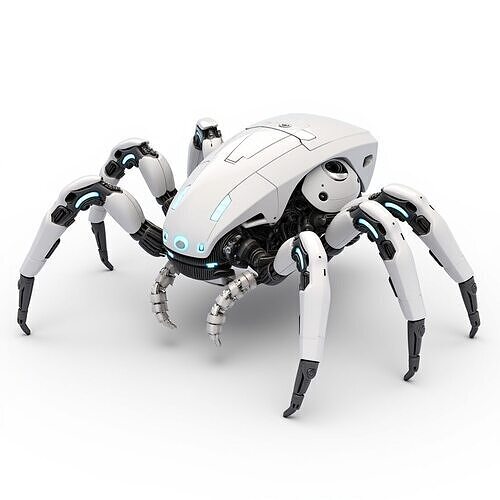 spider robotic 3D print model