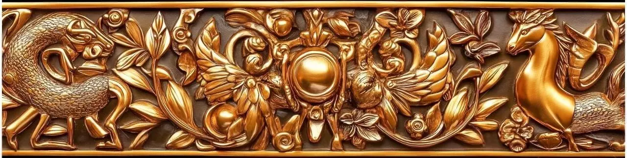 Border bas relief jpeg image to stl 3D print model