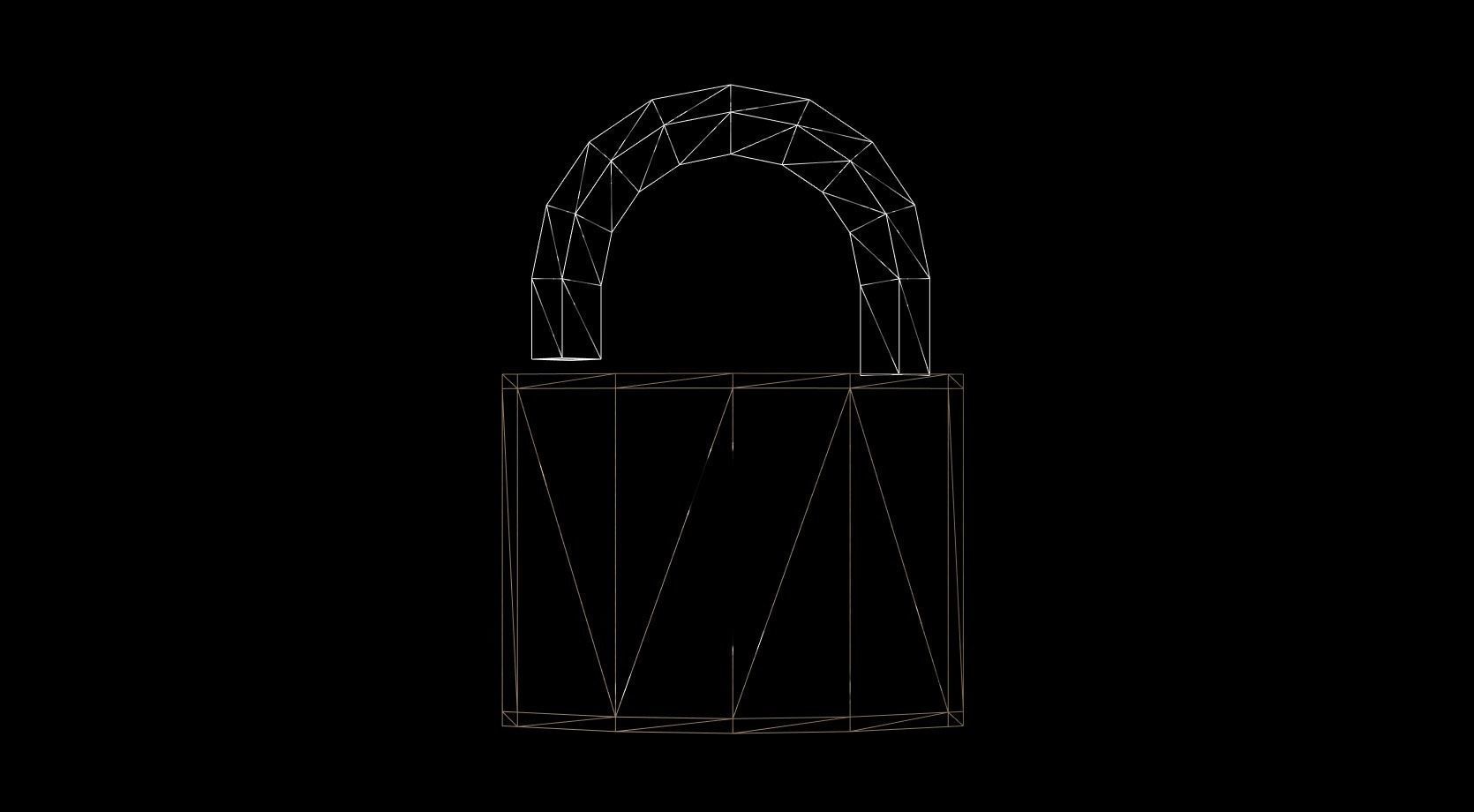 Lock Power Up Low-poly 3D model_1