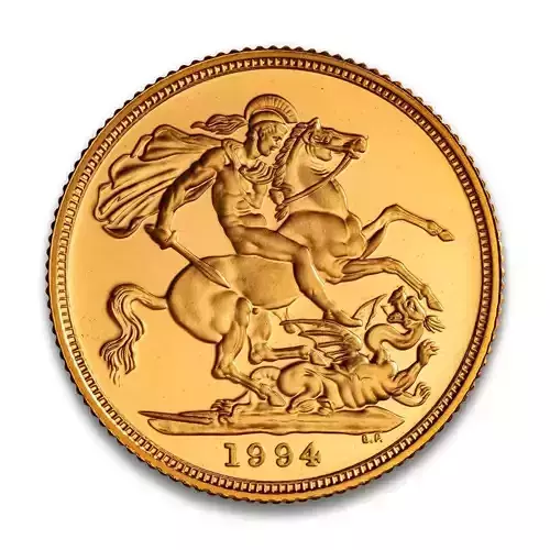 George V Gold sovereign coin 1911 VR  AR low-poly 