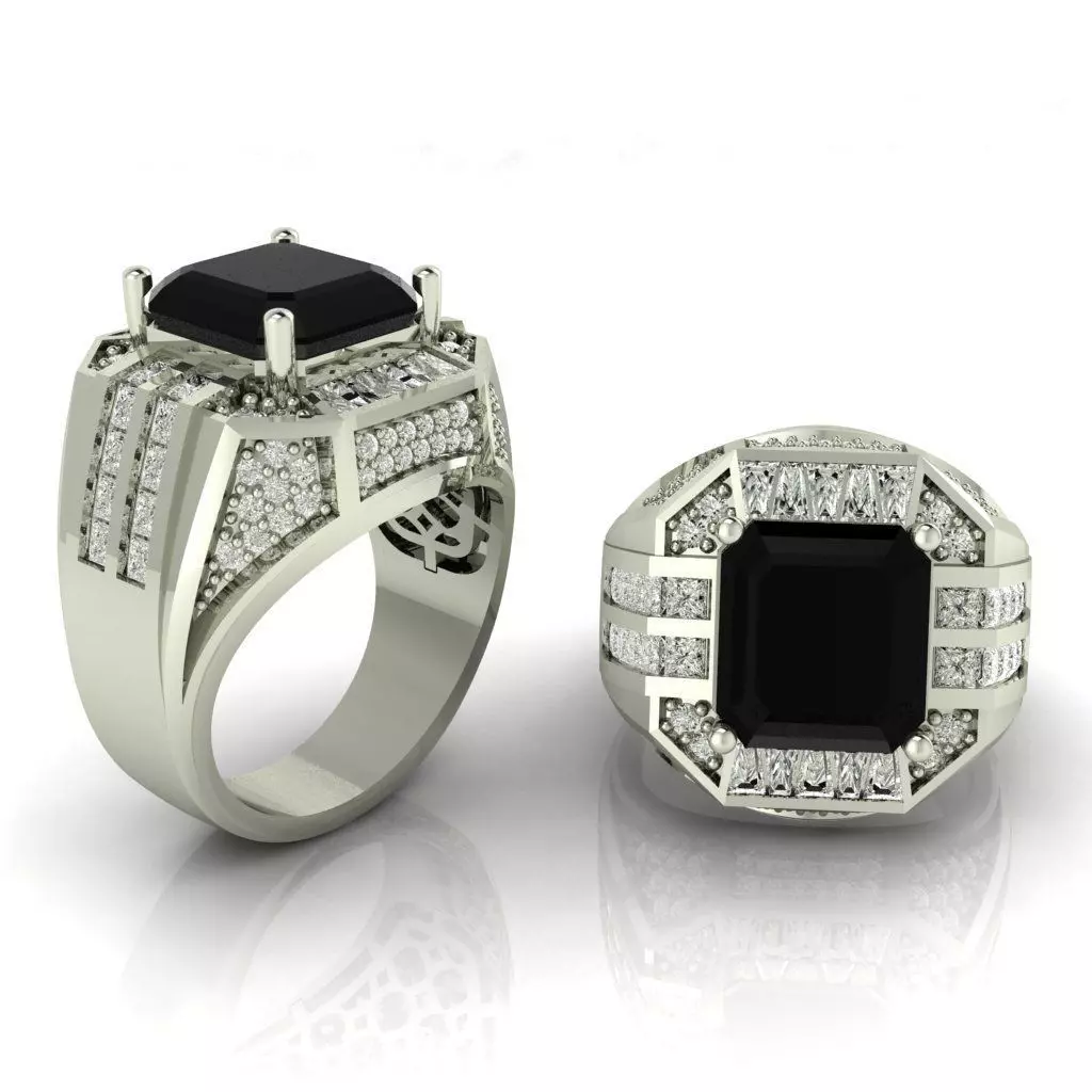 CINCIN PRIA DENGAN PERMATA 3D print model