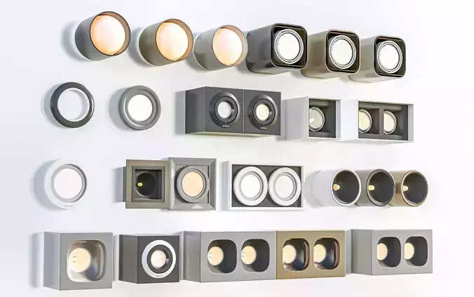 Modern downlights and spotlights