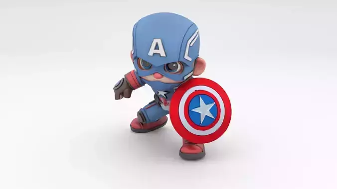 The Little Captain 3D print model