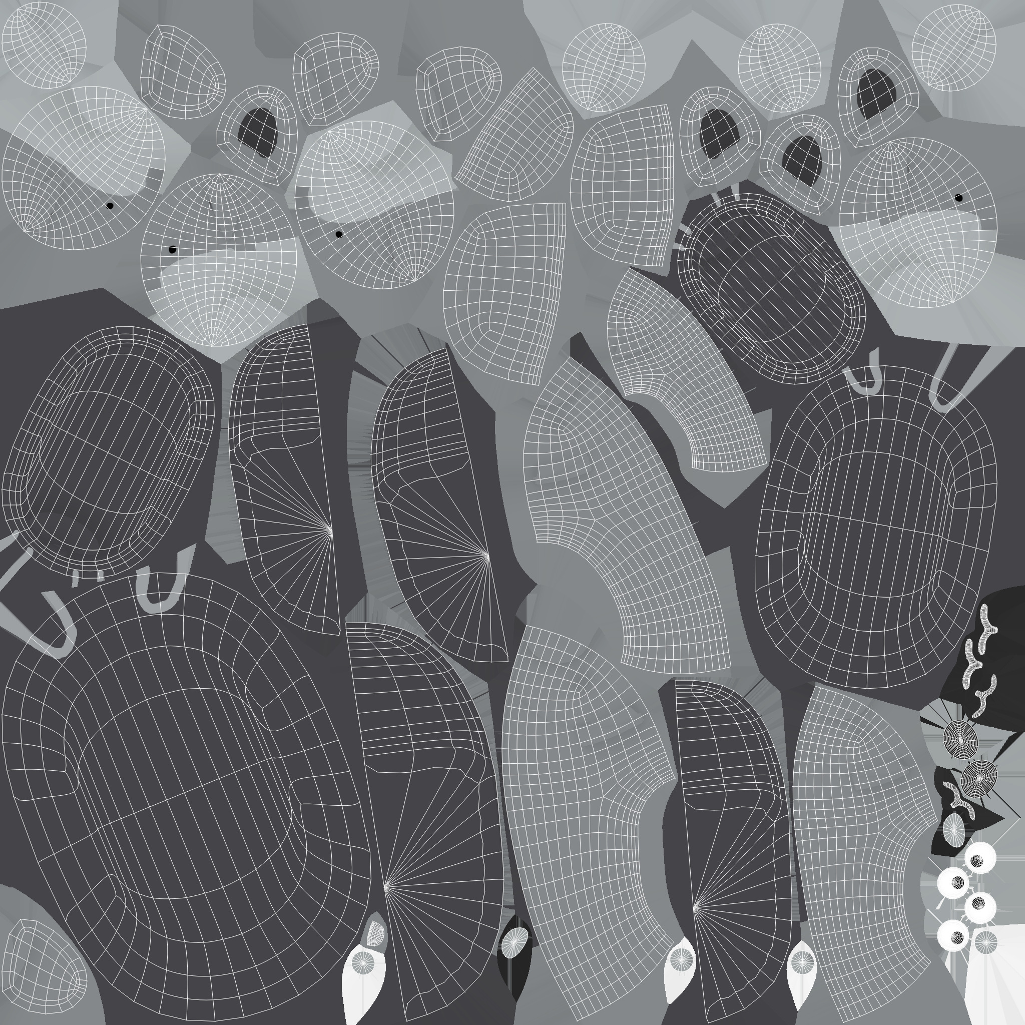 Low-Poly Wolf Slippers Low-poly 3D model_6