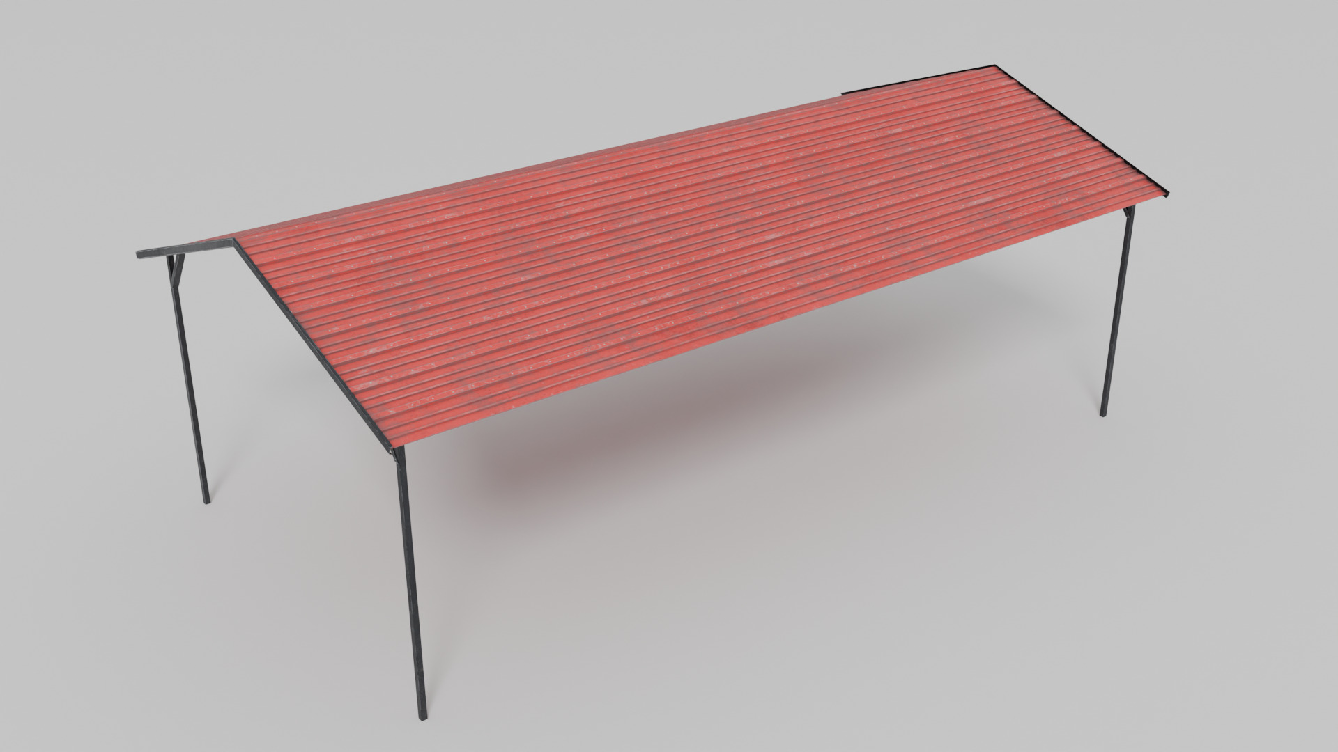 Rural Industrial Structures Pack Low-poly 3D model_5