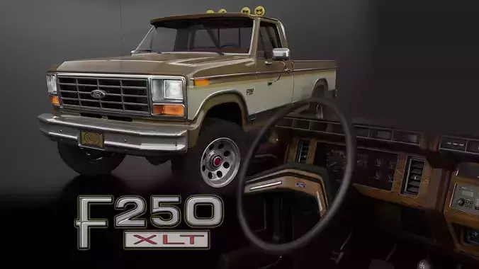 Ford F250 Complete Model  3D model