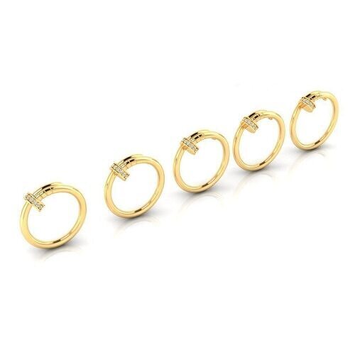 CARTIER NAIL MODEL RING 3D print model