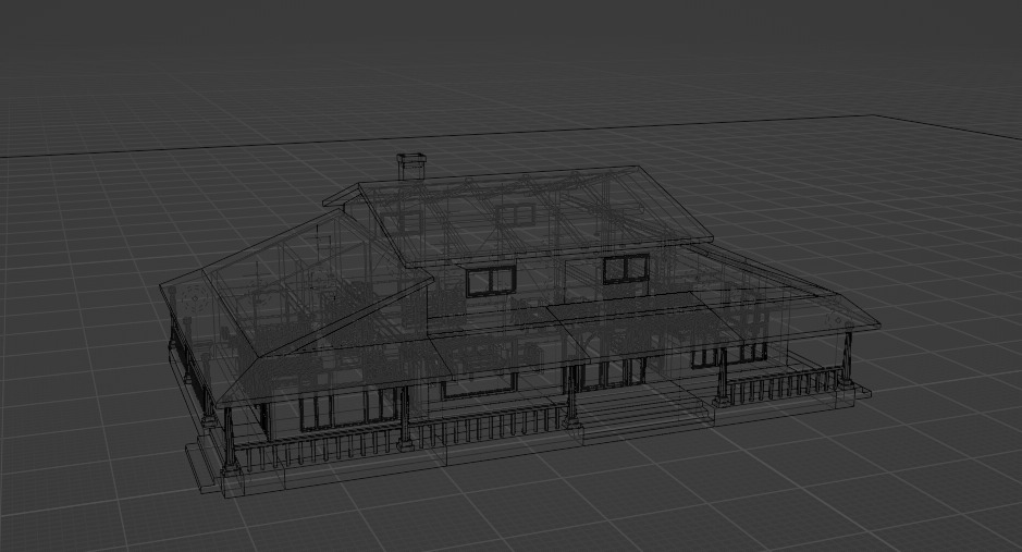 House Interior - Low Poly Game Ready Model Intractable Assets Low-poly 3D model_14