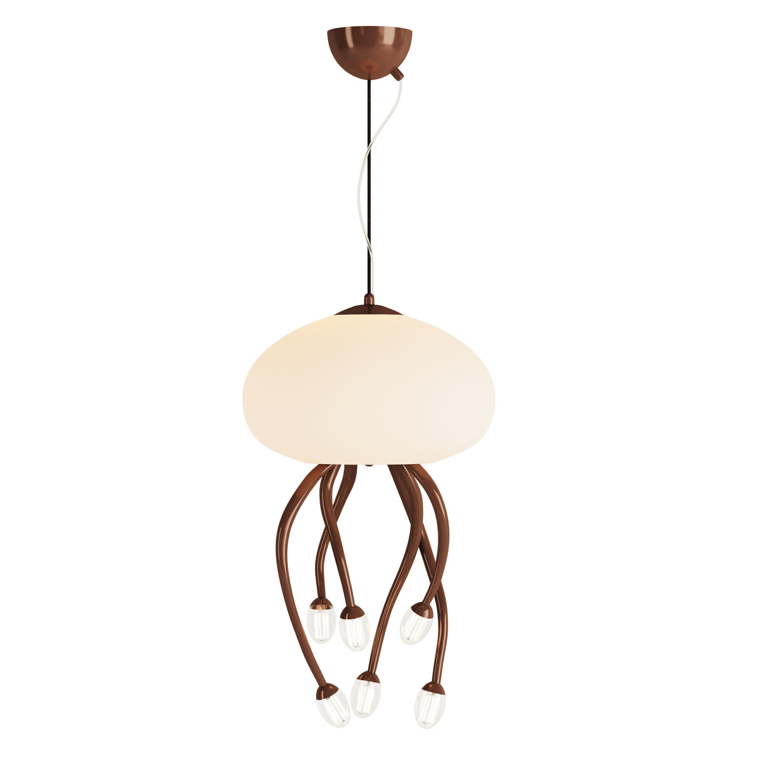 Jellyfish Chandelier 3D model_5