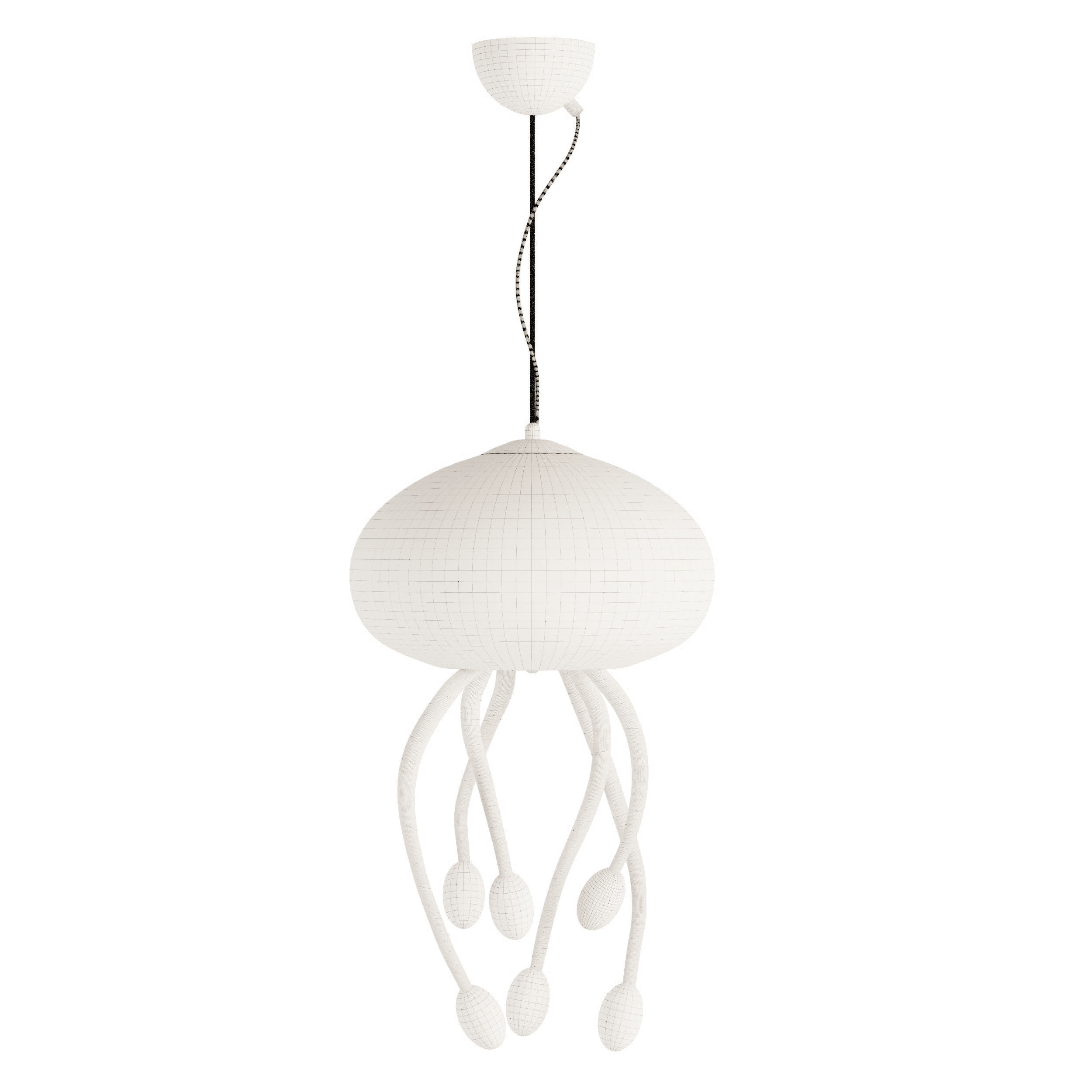 Jellyfish Chandelier 3D model_1