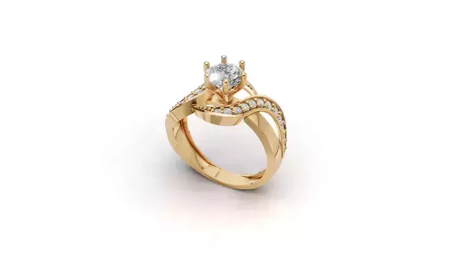 Solitaire ring  01