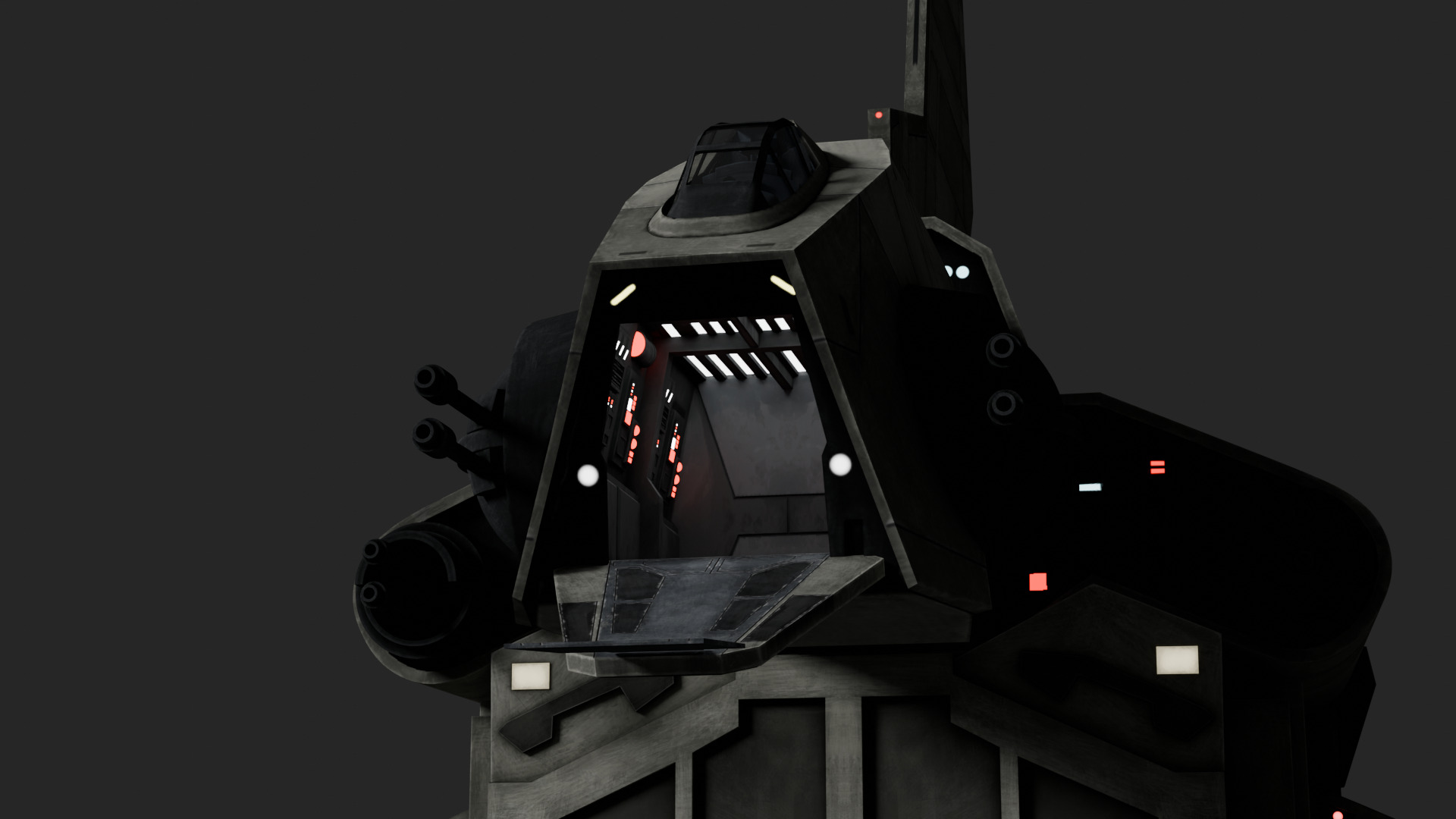 Rho Class Shuttle-Star Wars 3D model_2