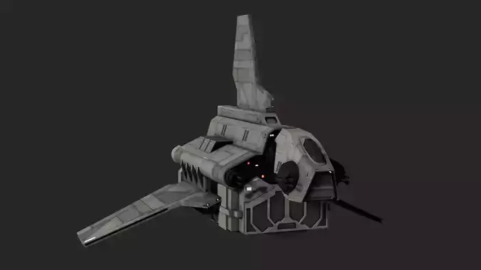 Rho Class Shuttle-Star Wars  3D model