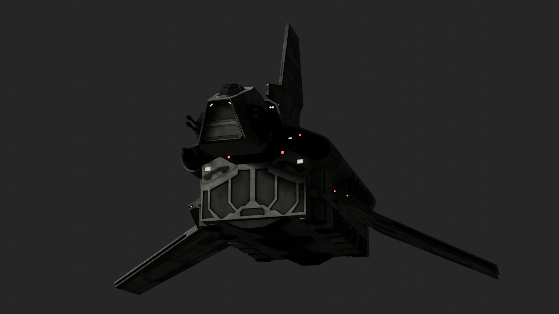 Rho Class Shuttle-Star Wars 3D model_1