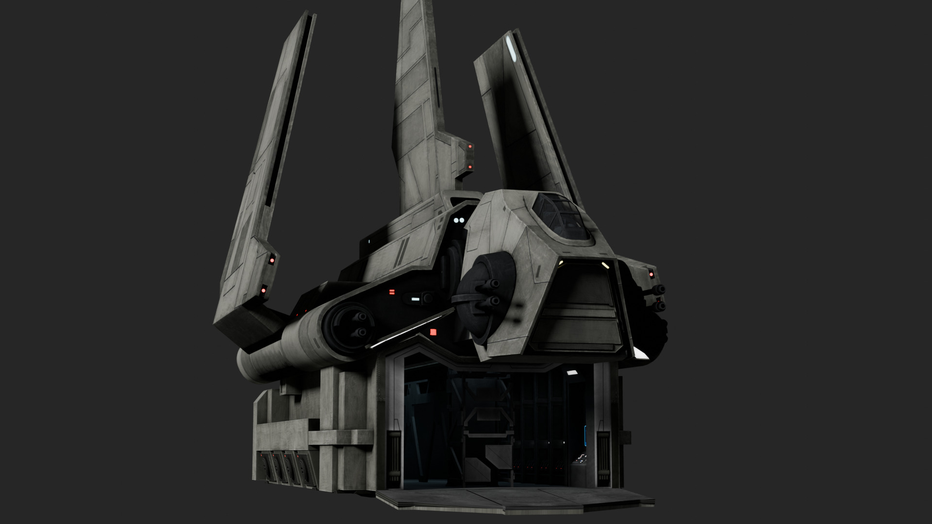 Rho Class Shuttle-Star Wars 3D model_3