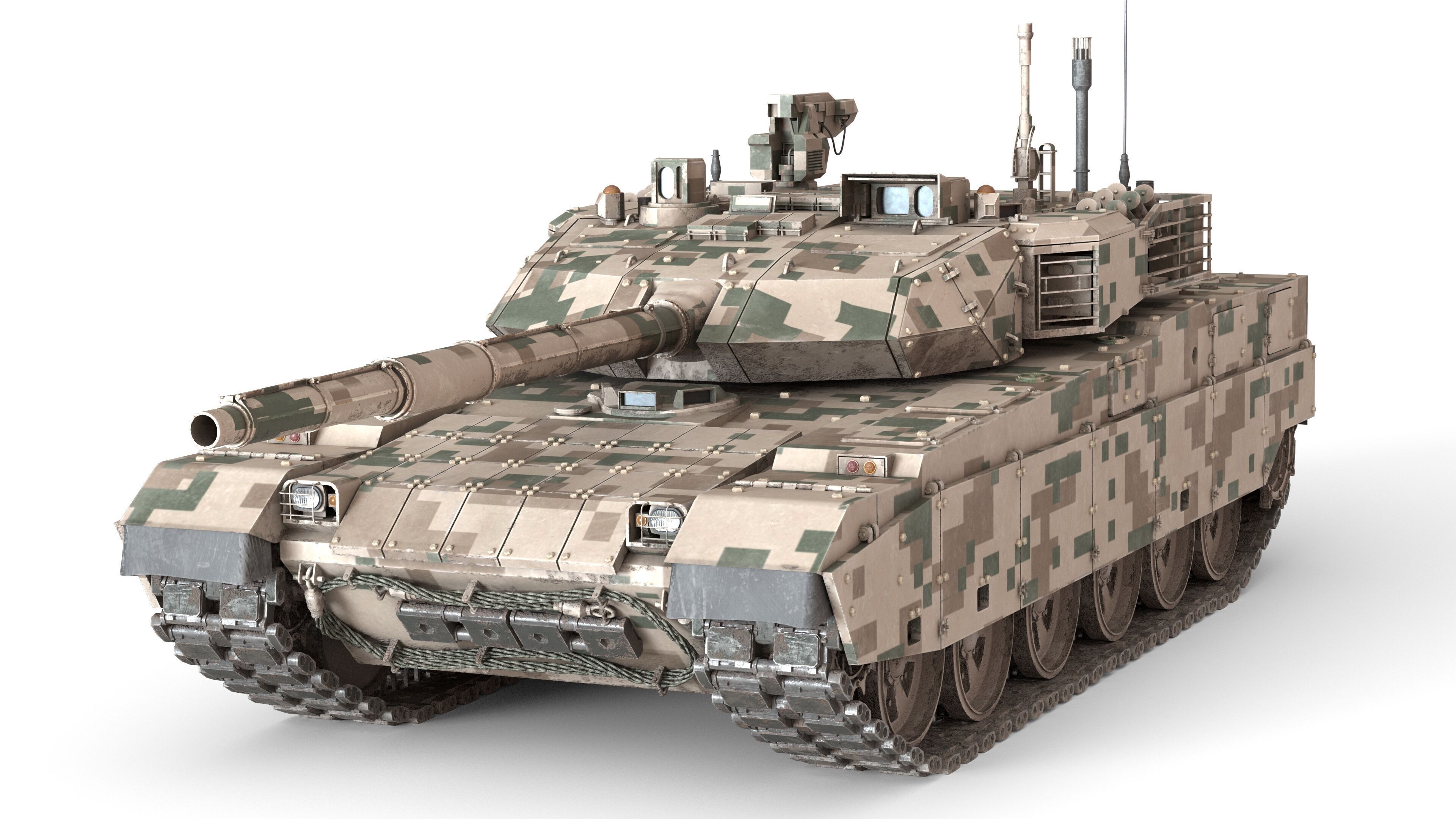 5 Military Vehicles Collection v16 Low-poly 3D model_6