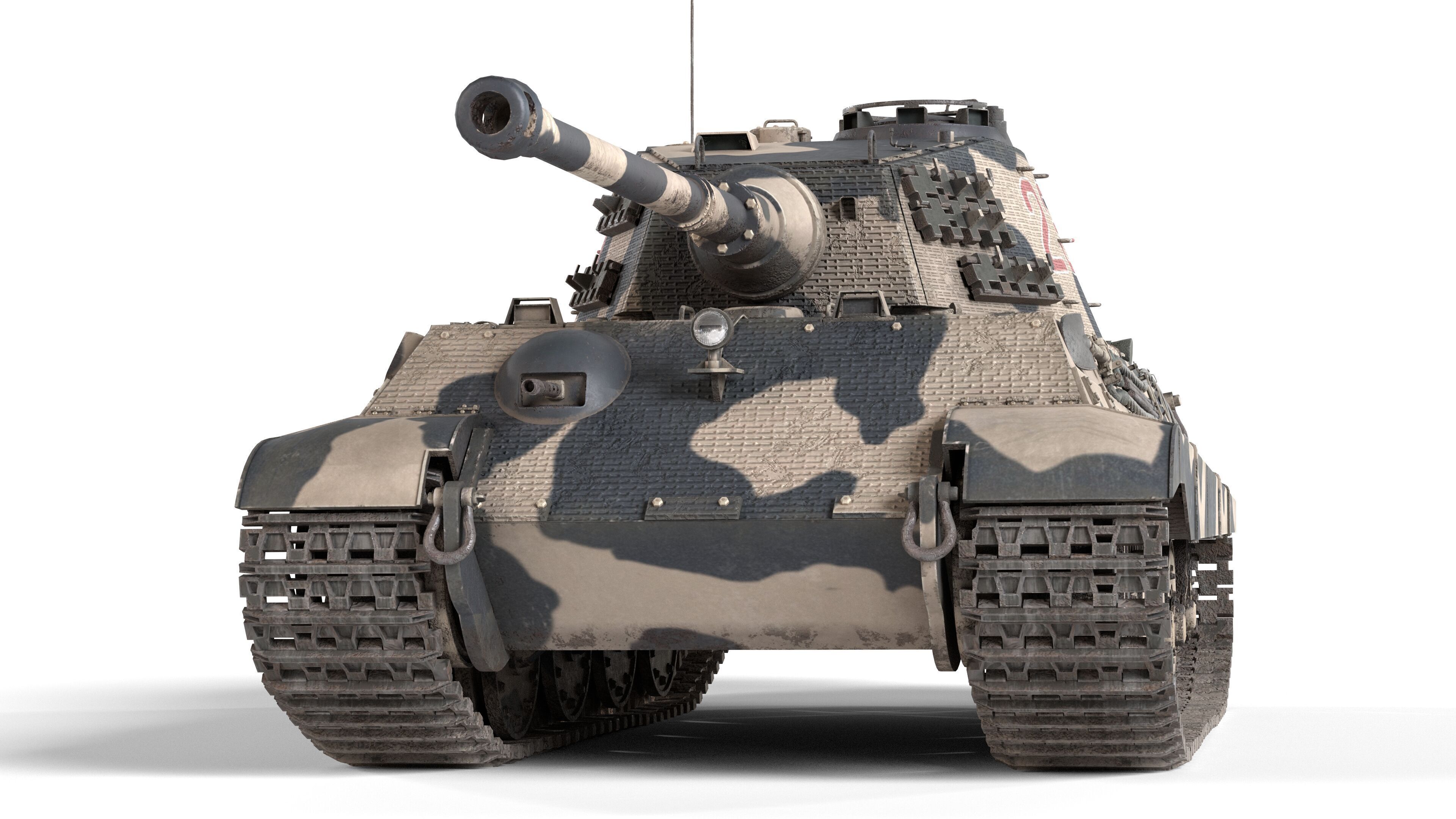 5 Military Vehicles Collection v16 Low-poly 3D model_8