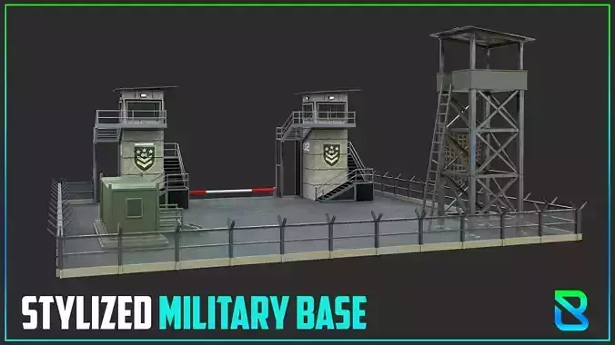 Stylized Military Base