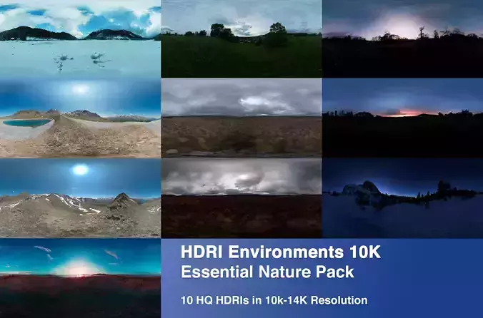 HDRI Nature Environments Pack