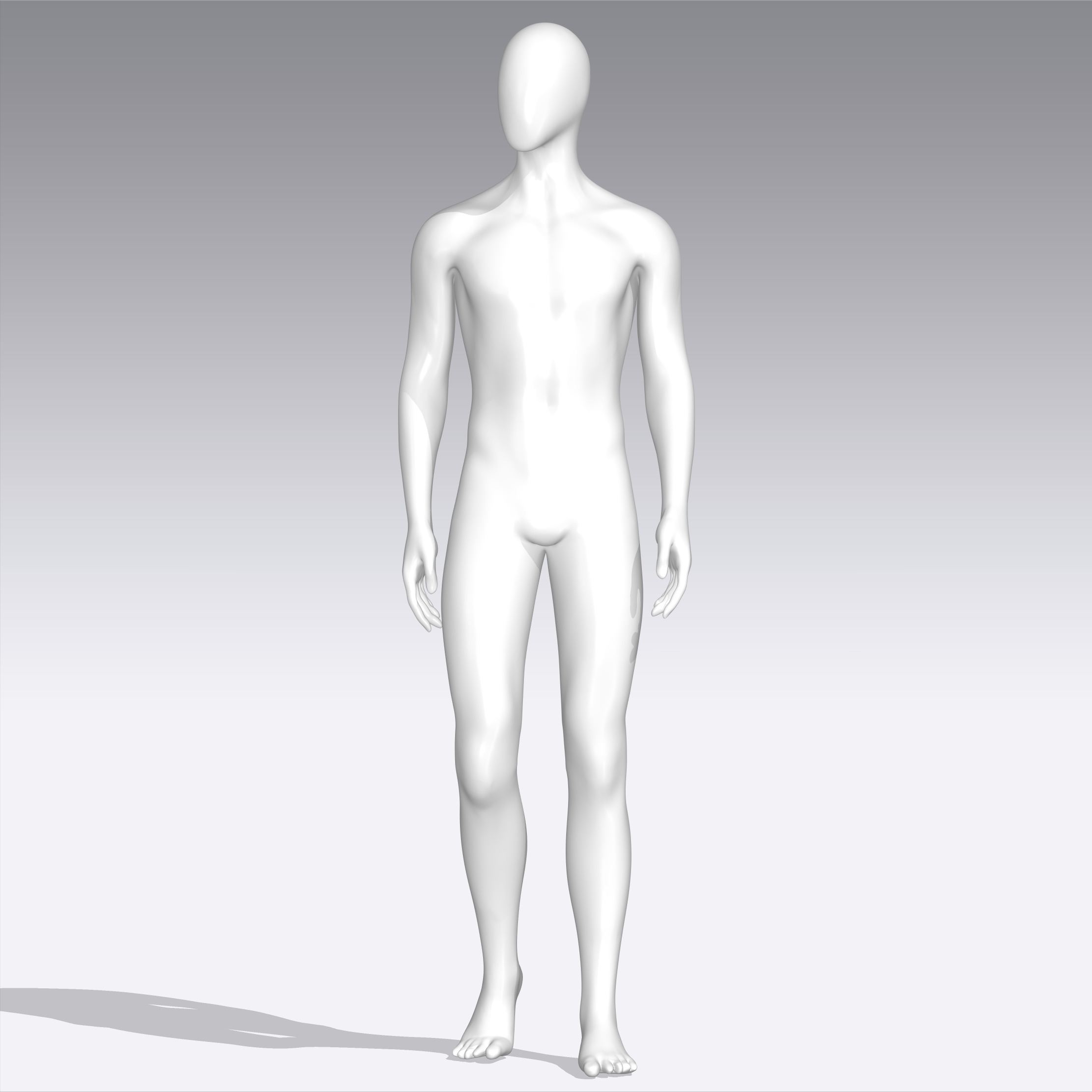 Male mannequin Clo3d high poly 3D model_8