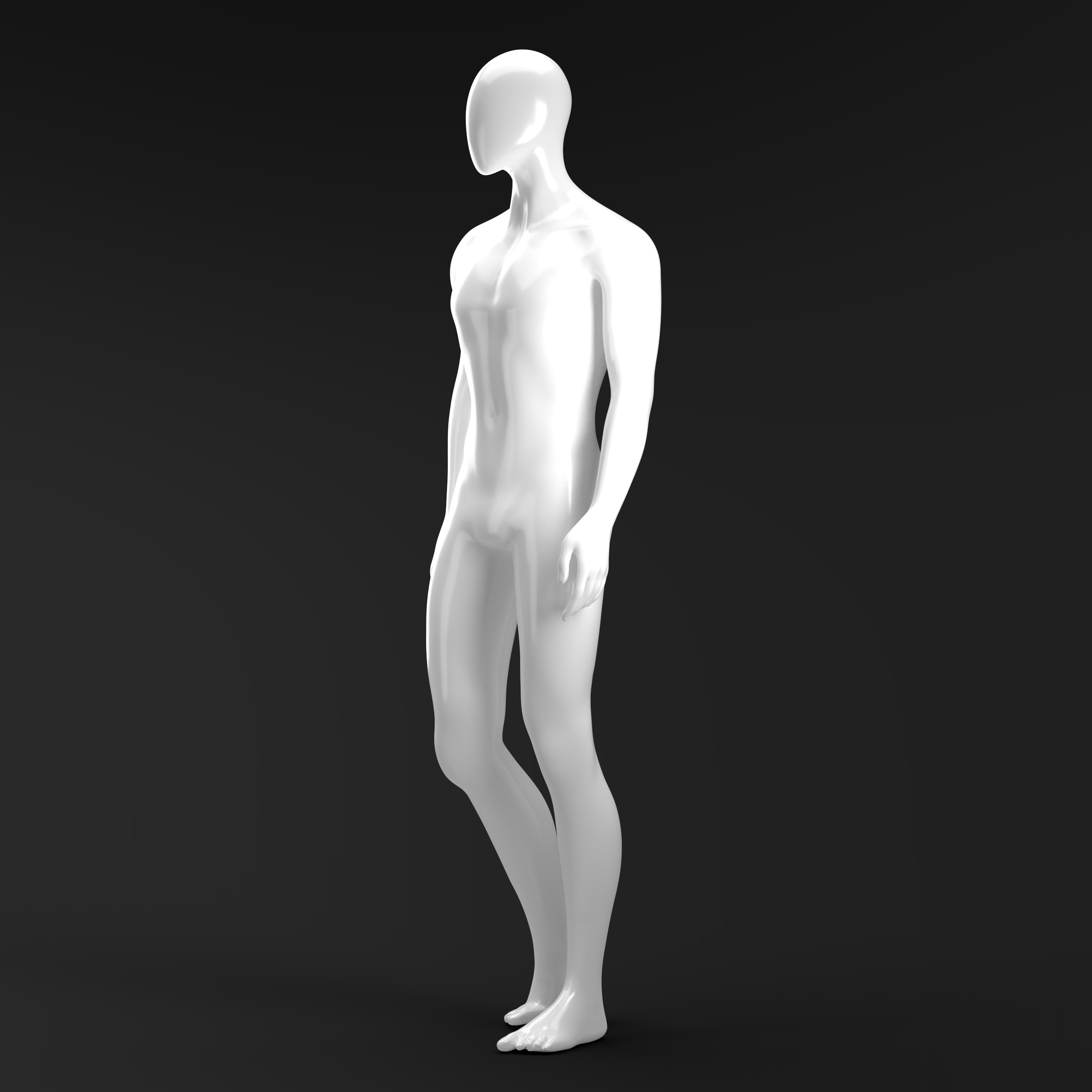 Male mannequin Clo3d high poly 3D model_7