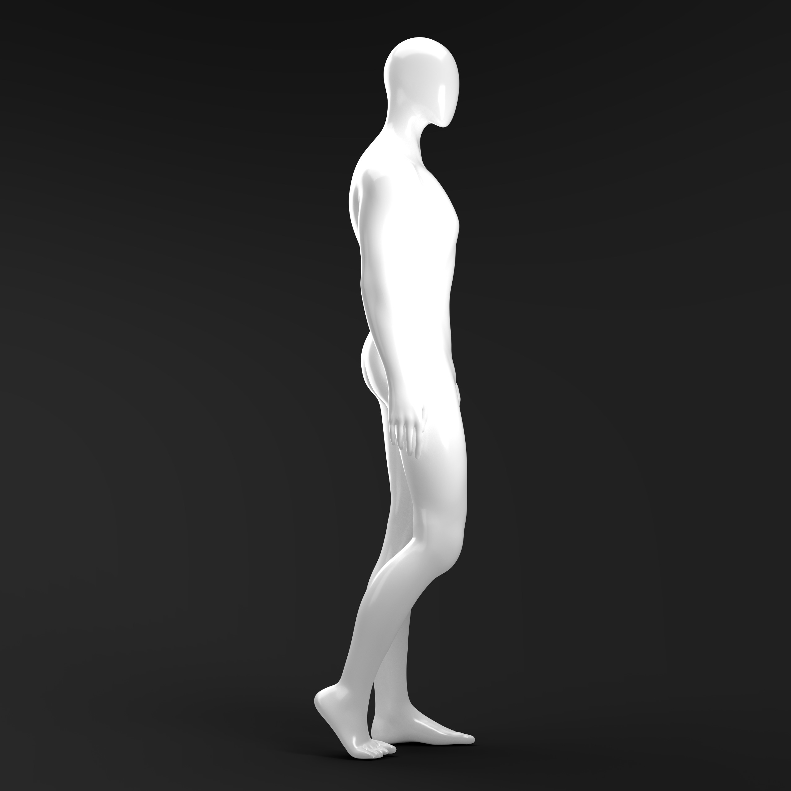 Male mannequin Clo3d high poly 3D model_2