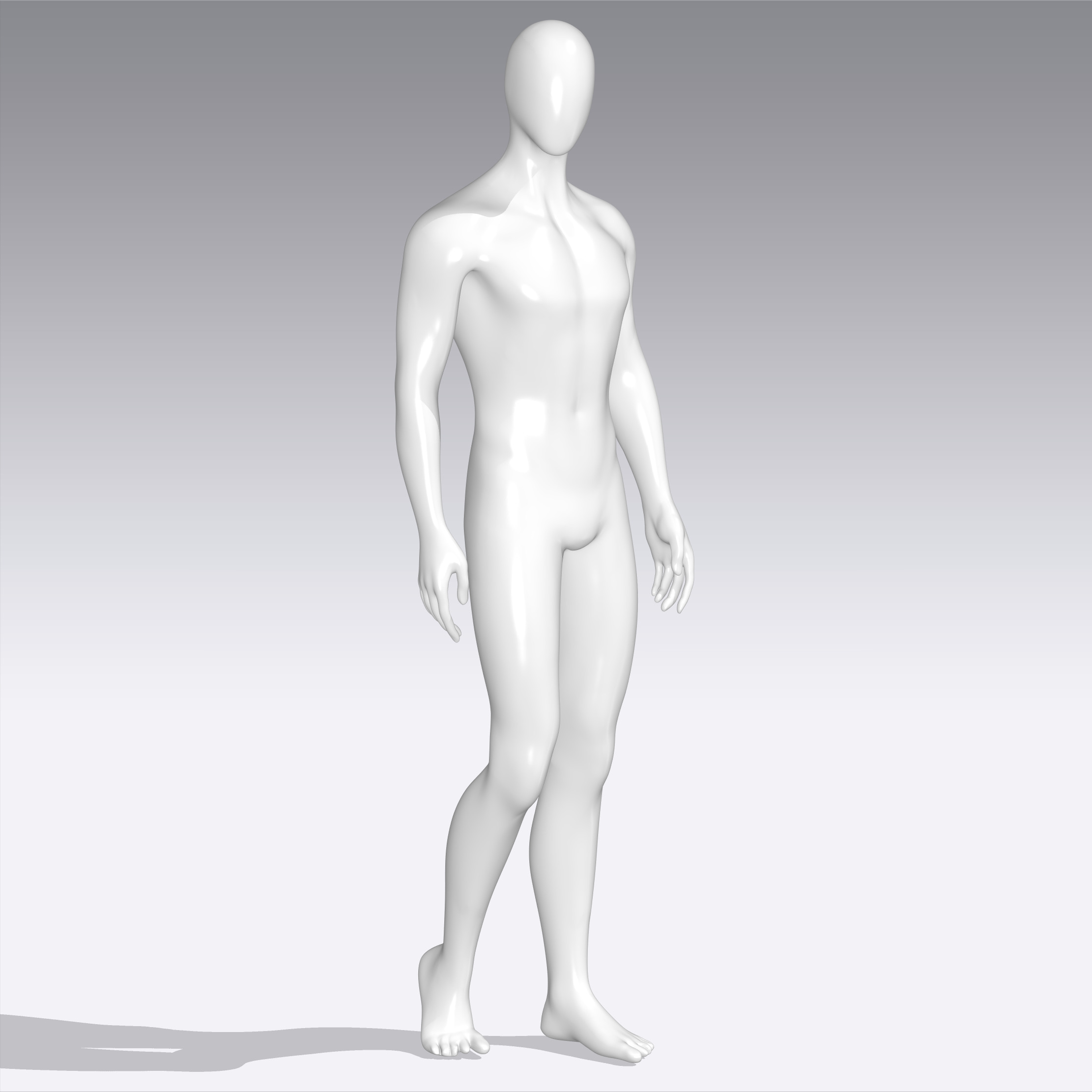 Male mannequin Clo3d high poly 3D model_10