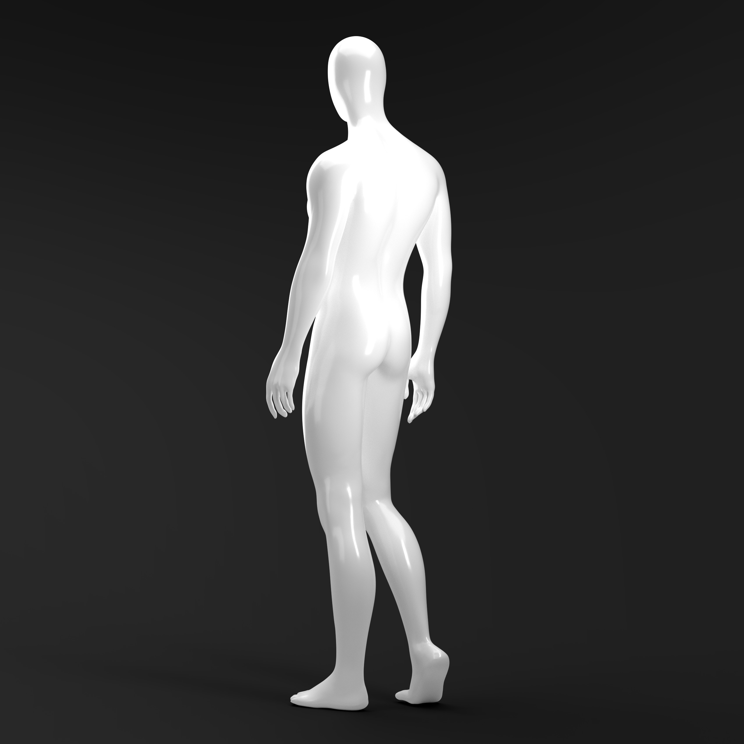 Male mannequin Clo3d high poly 3D model_5