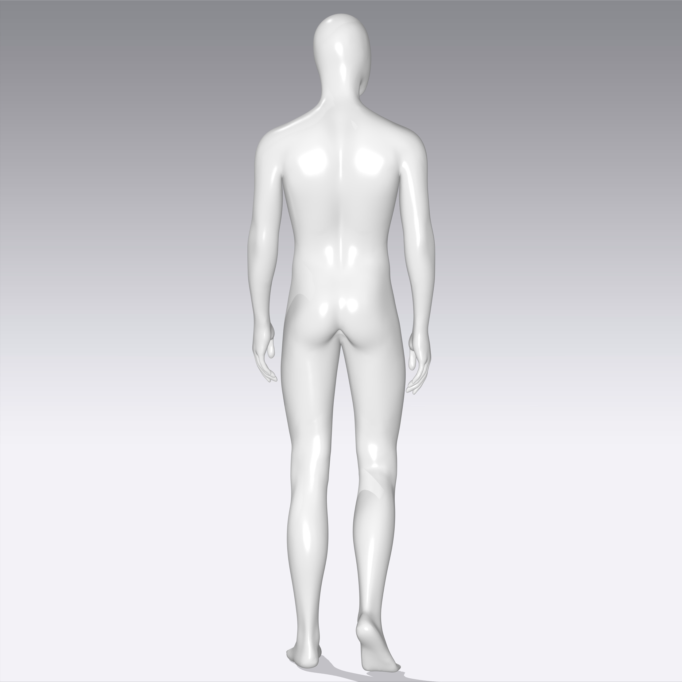 Male mannequin Clo3d high poly 3D model_11
