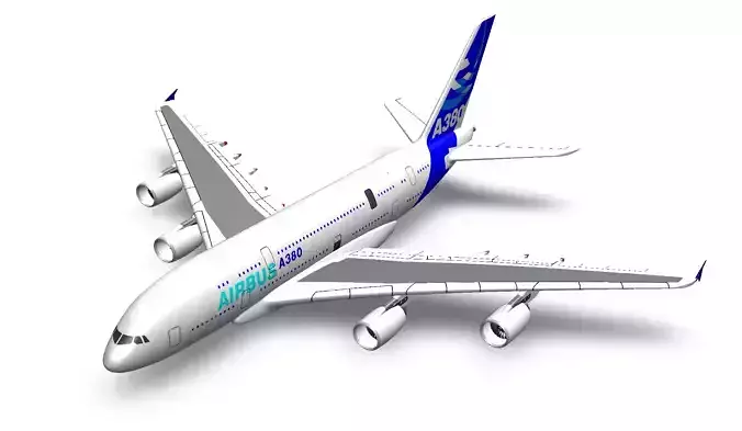 Airbus A380  3D print model