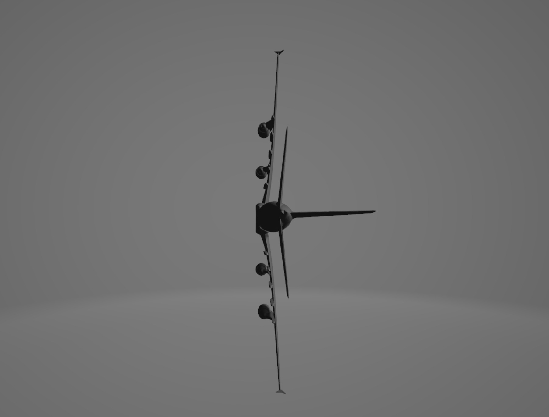 Airbus A380  3D print model_4