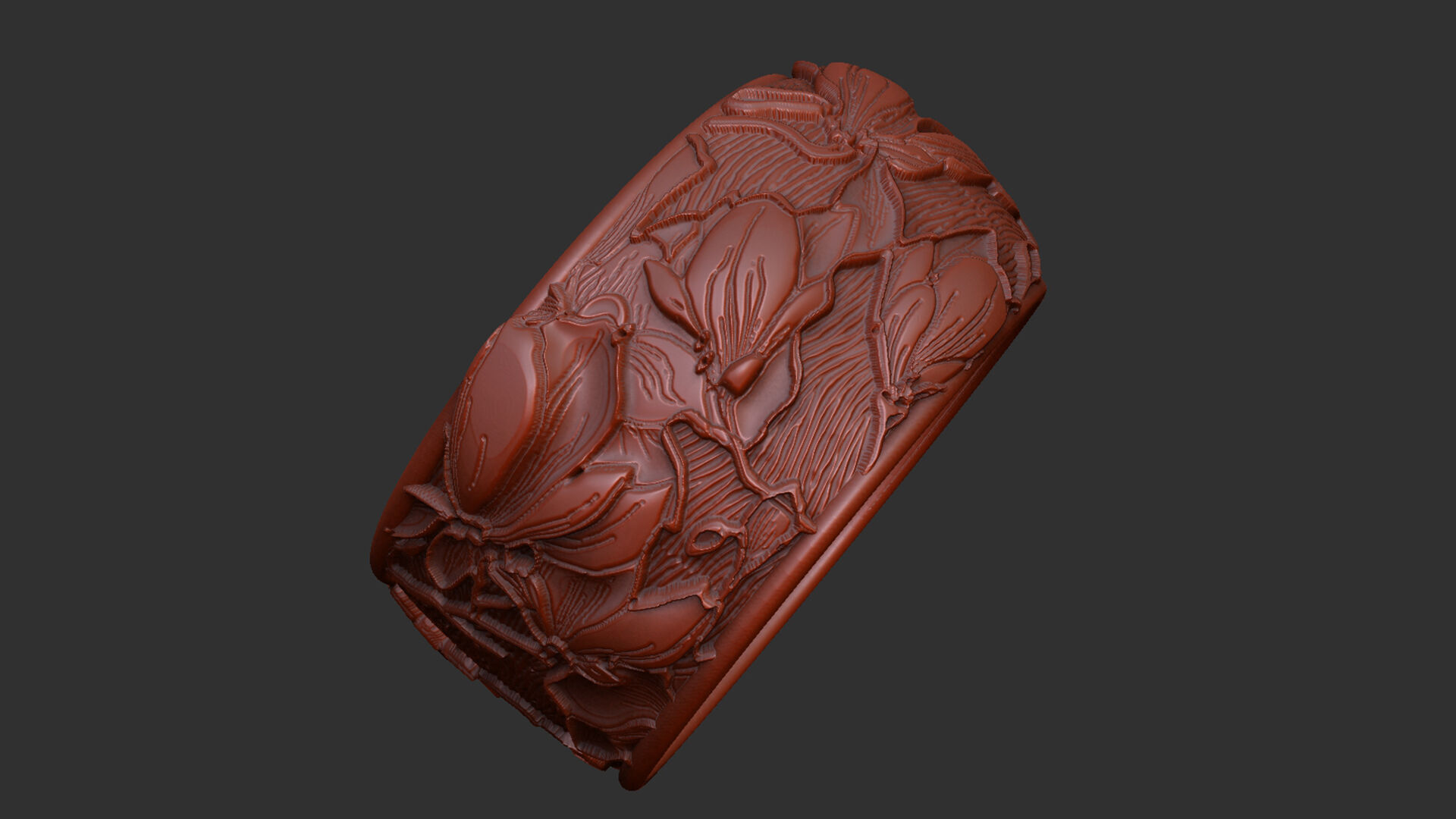 Magnolia design tree blossom sakura 3D print model_5