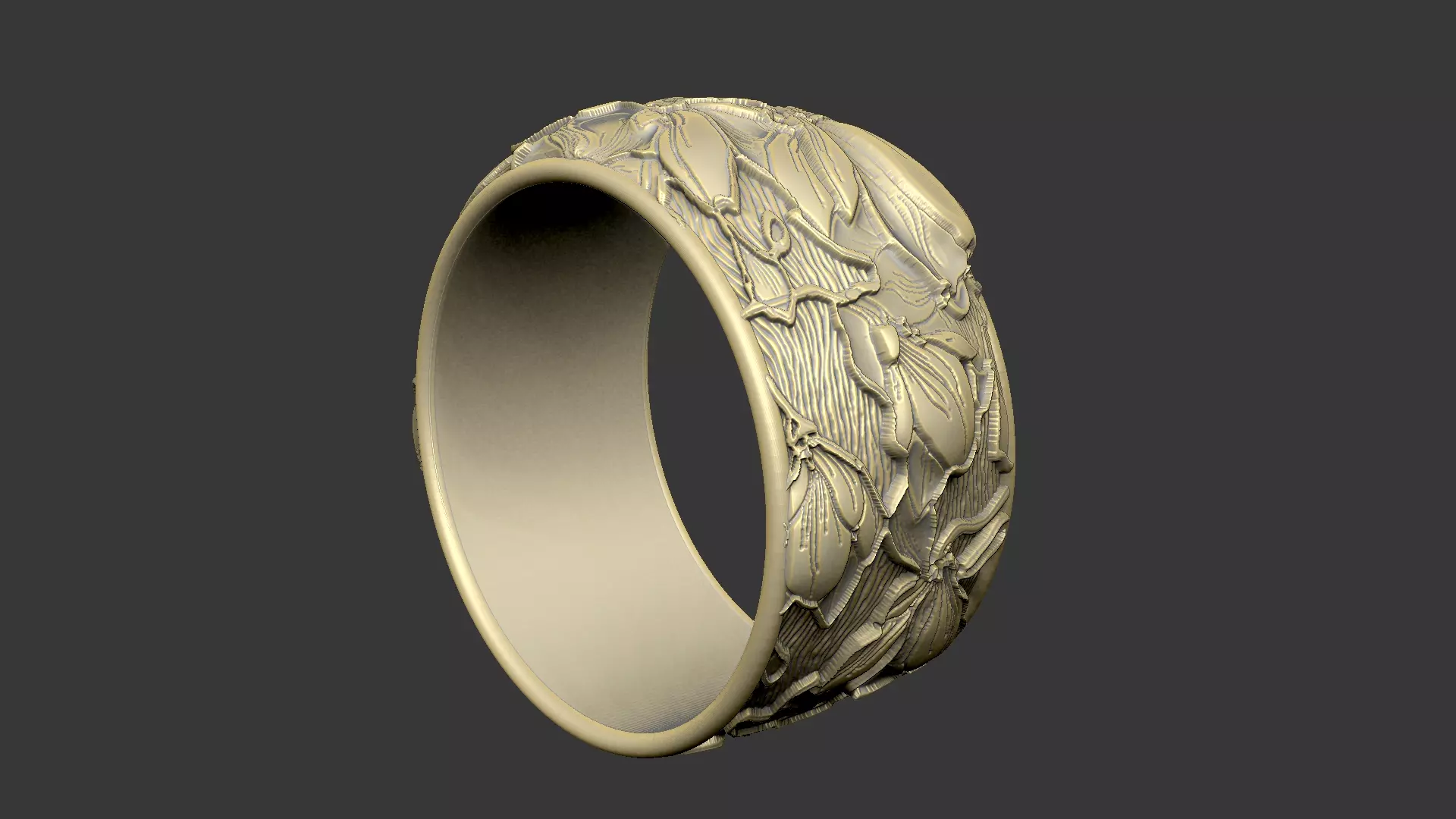 Magnolia design tree blossom sakura 3D print model_0