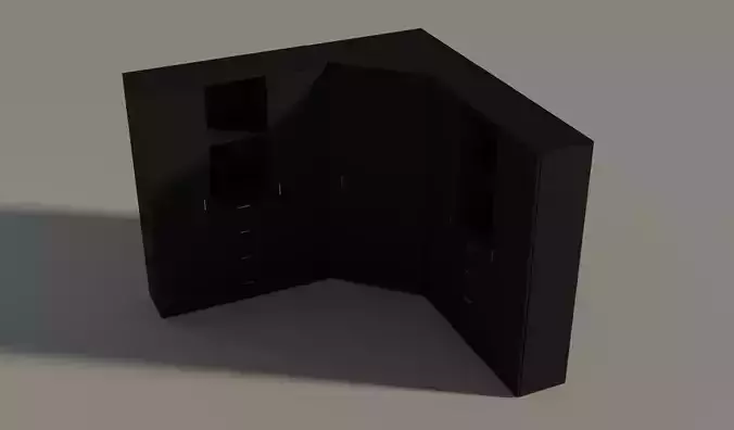 Wardrobe Set 3 Items - LowPoly