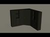 Wardrobe Set 3 Items - LowPoly Free low-poly 3D model_1