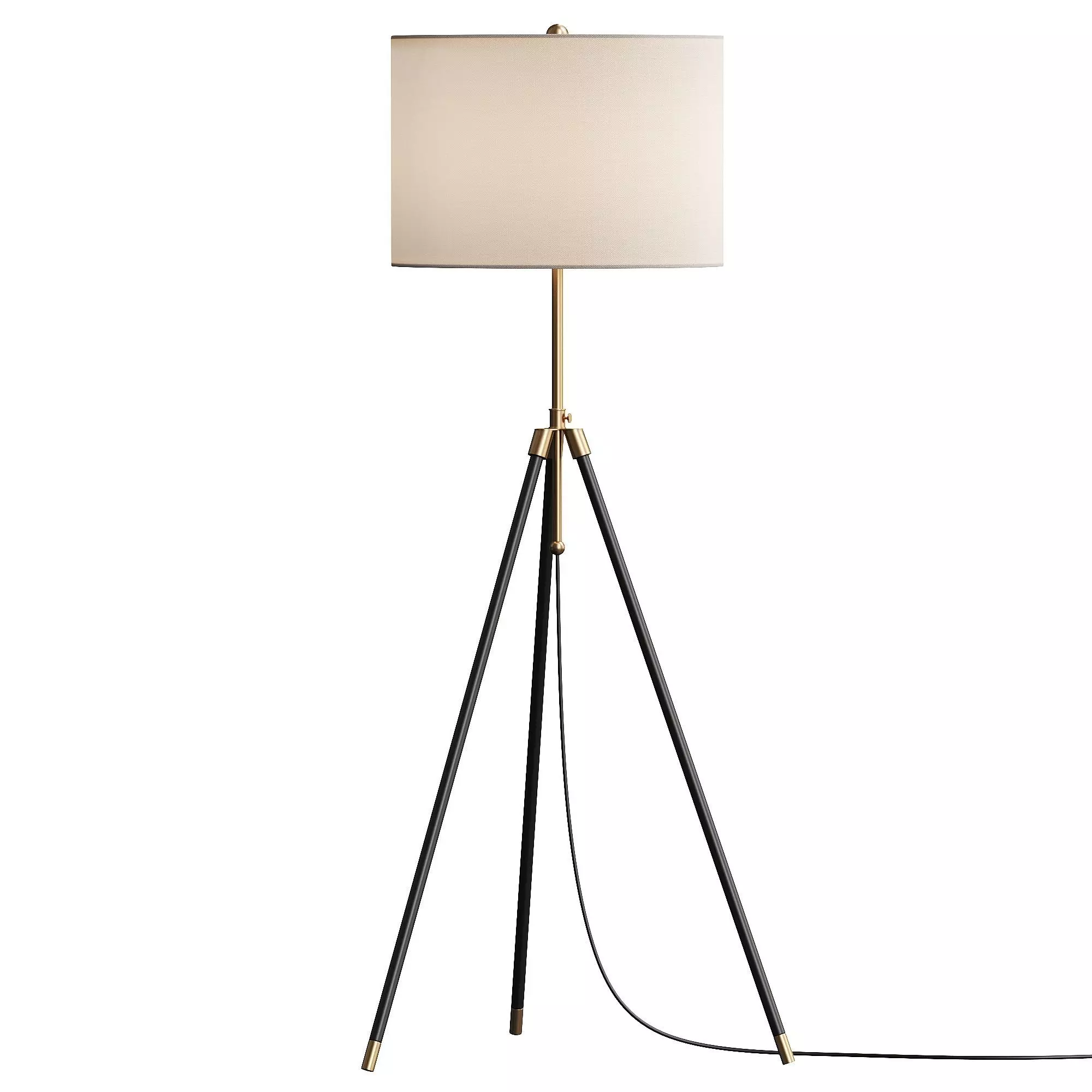 Adjustable Metal Lucius Floor Lamp 3D model