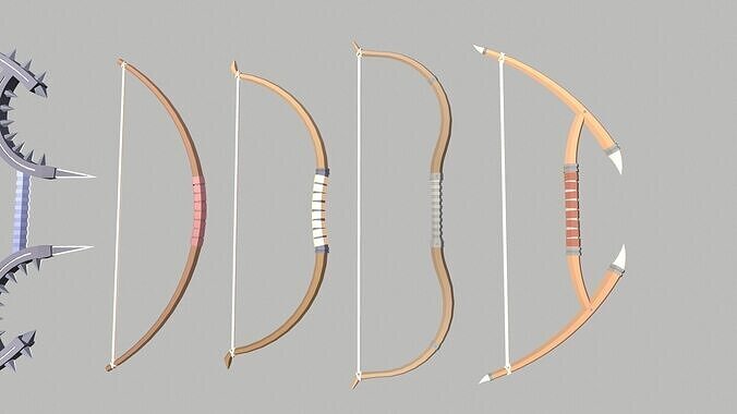 BOW Collections Low-poly 3D model