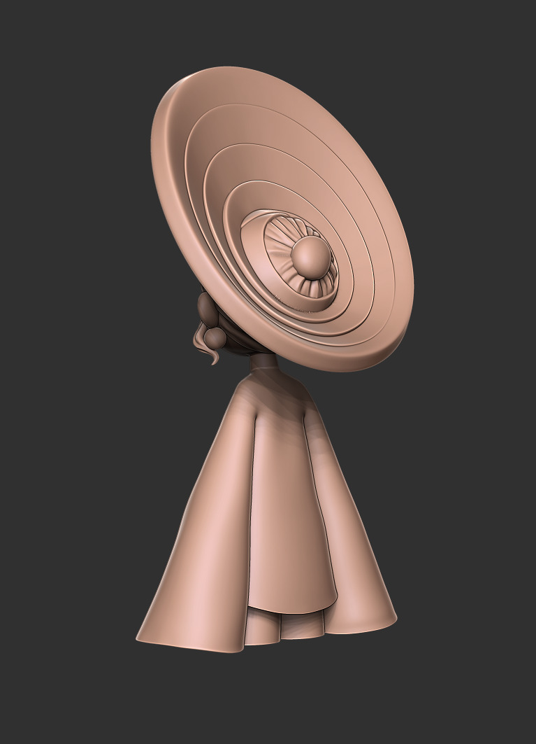 Vietnamese Chibi Girl in Ao Dai 3D Print Model 3D print model_4