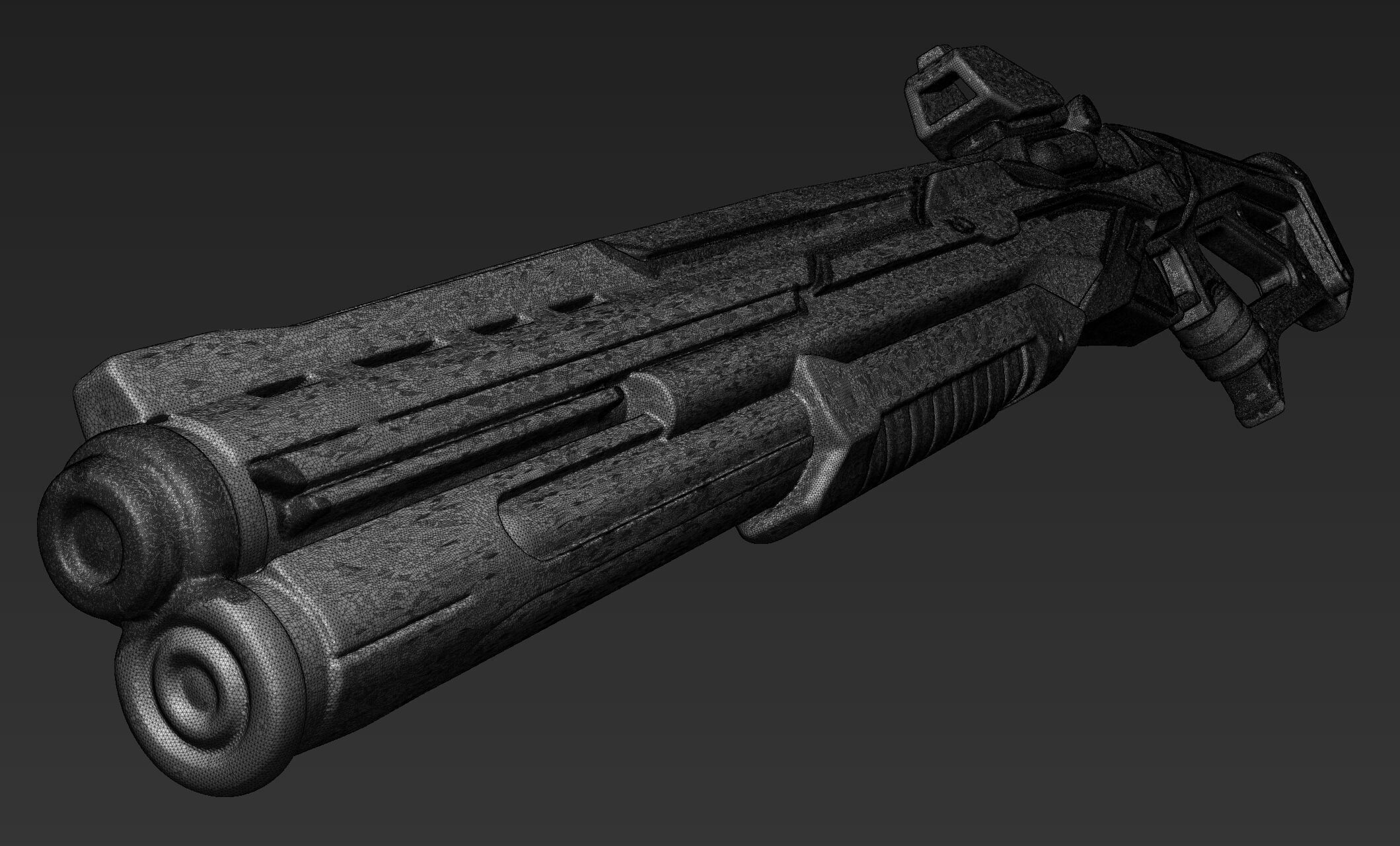 3D Printable Sci-Fi Weapon Part 1 3D model_9