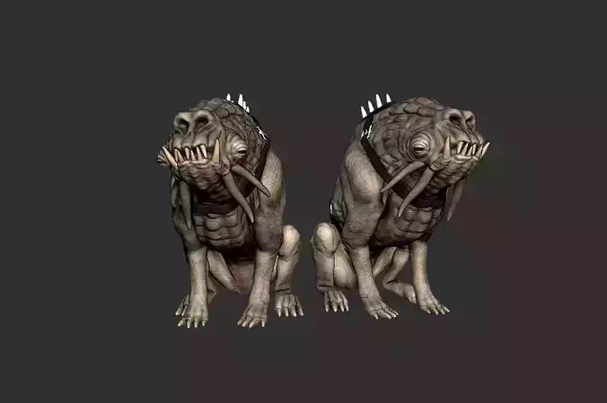 corellian-hound sit 3D print model