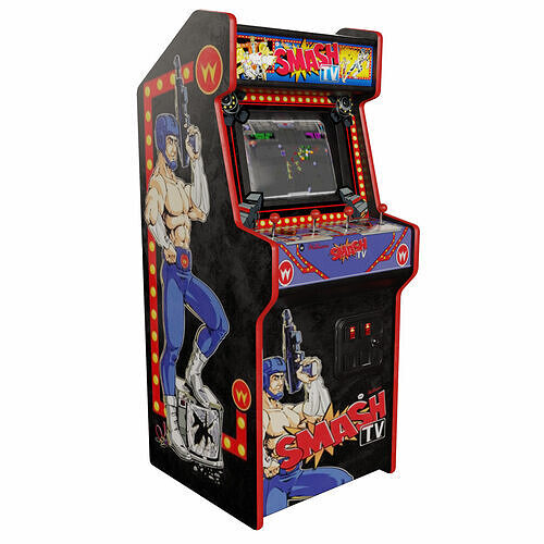 SmashTV Arcade Cabinet Retro Low-poly 3D model