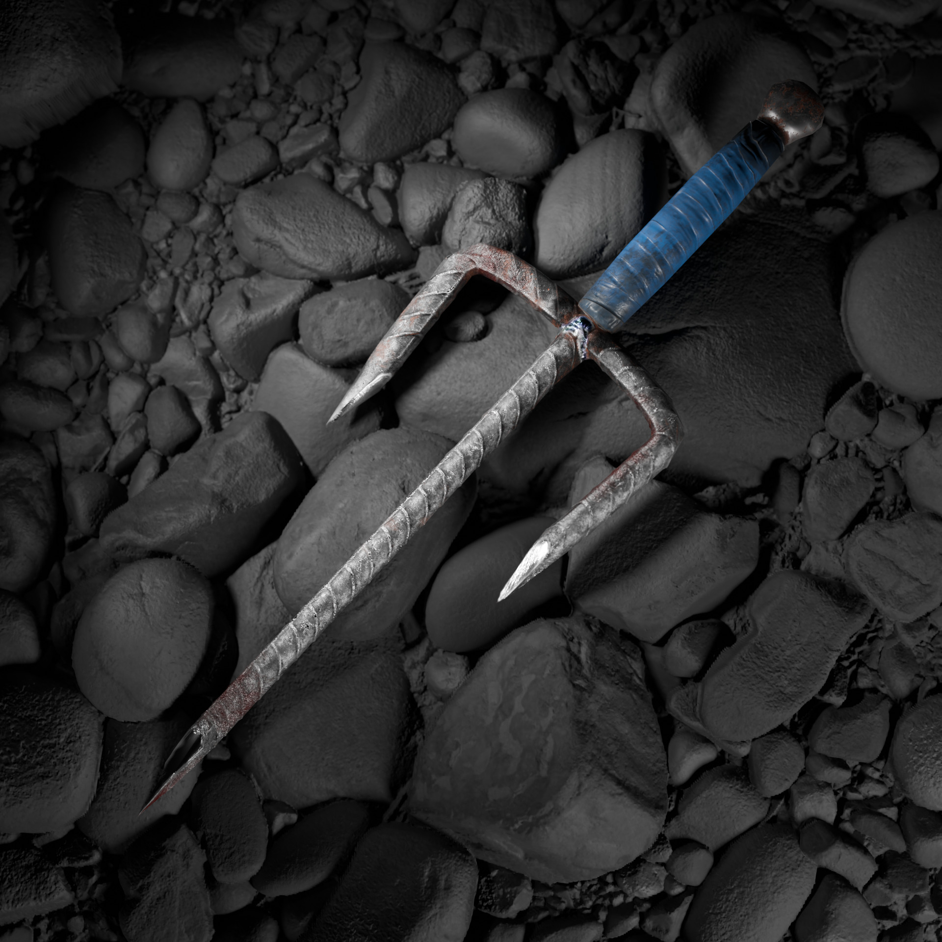 Rebar sai Low-poly 3D model_7