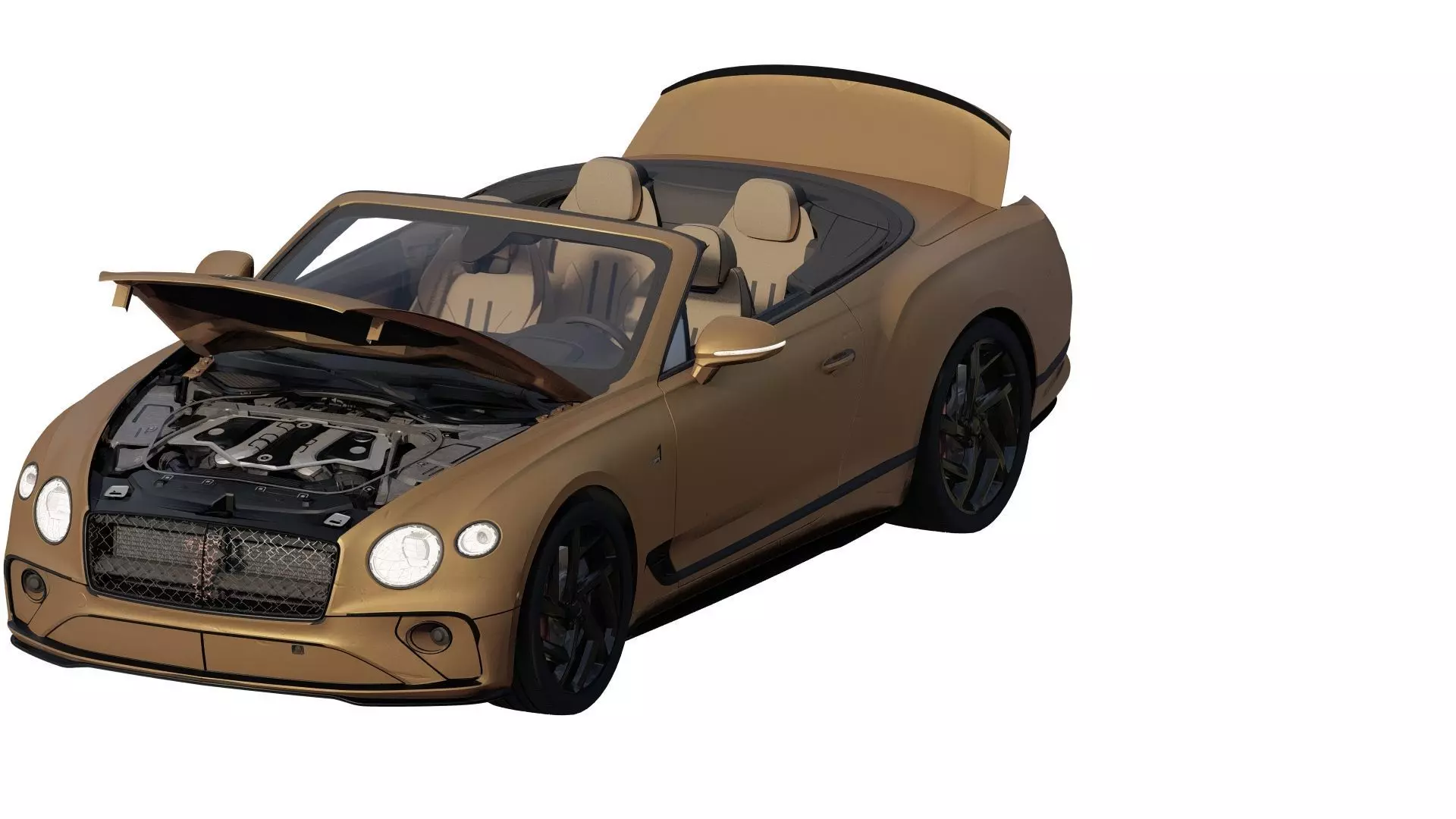 Bentley Continental GT Convertible 3D model