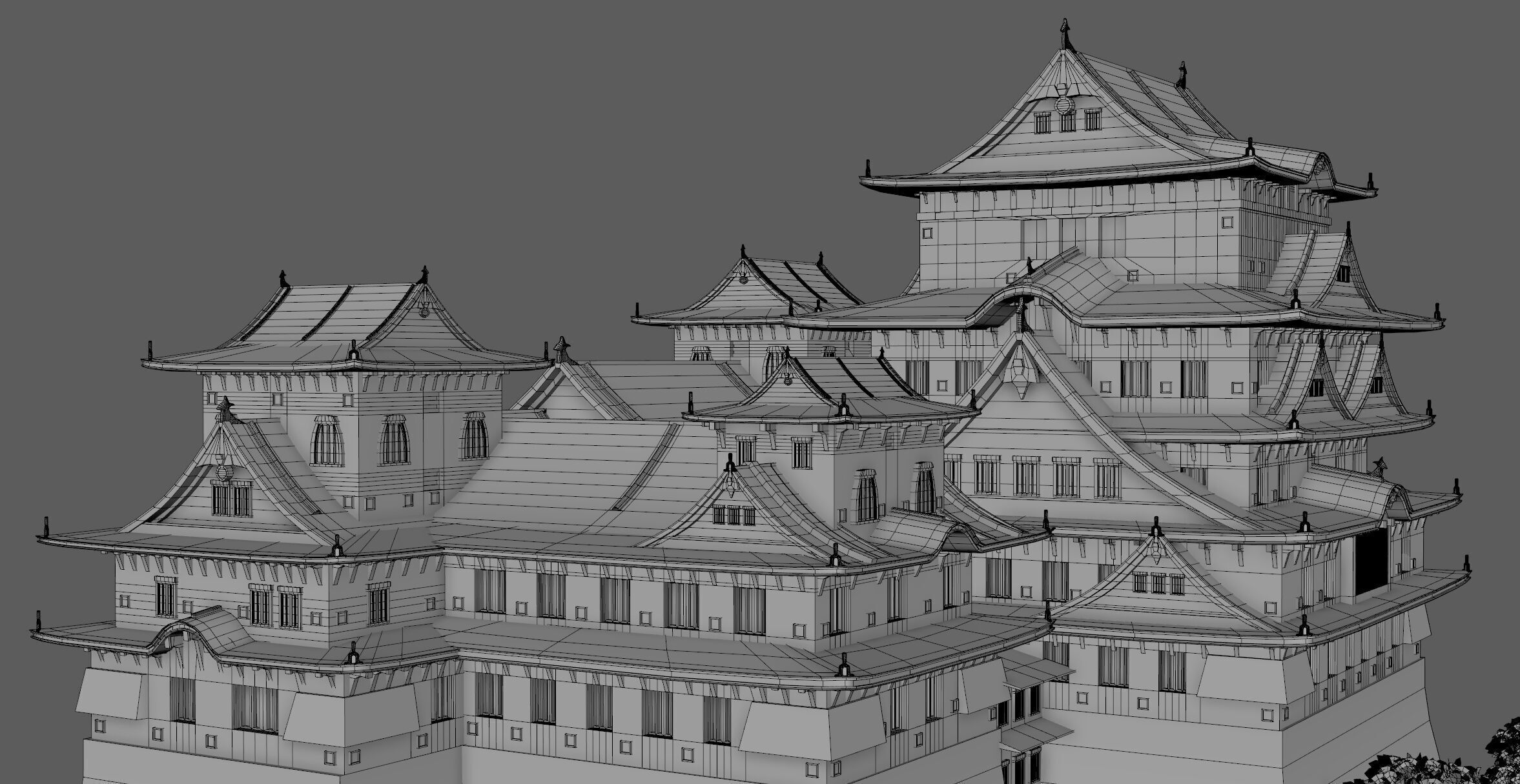 Himeji Castle 3D model_20