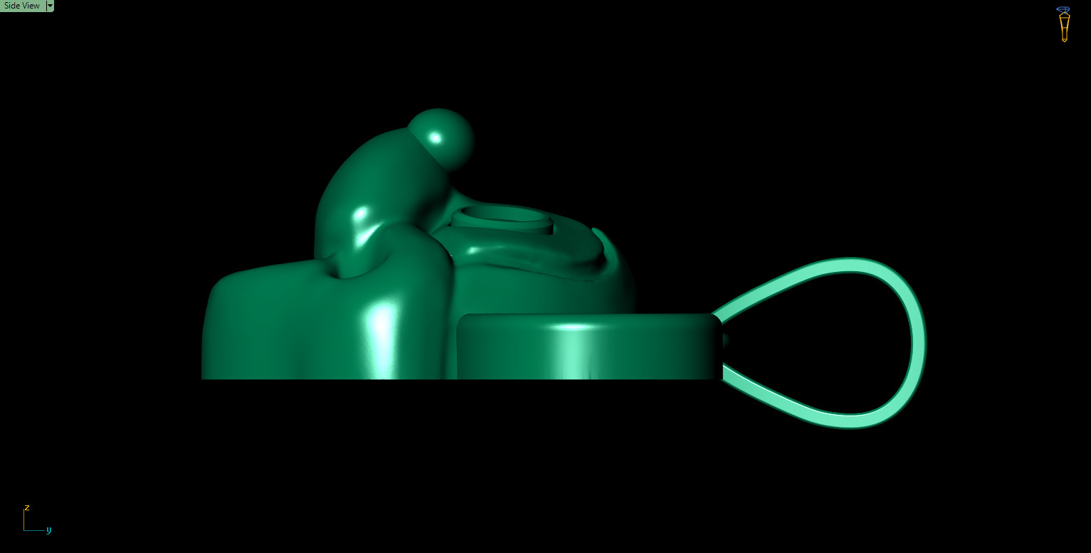 Mickey Mouse Pendant 3D Print 3D print model_11