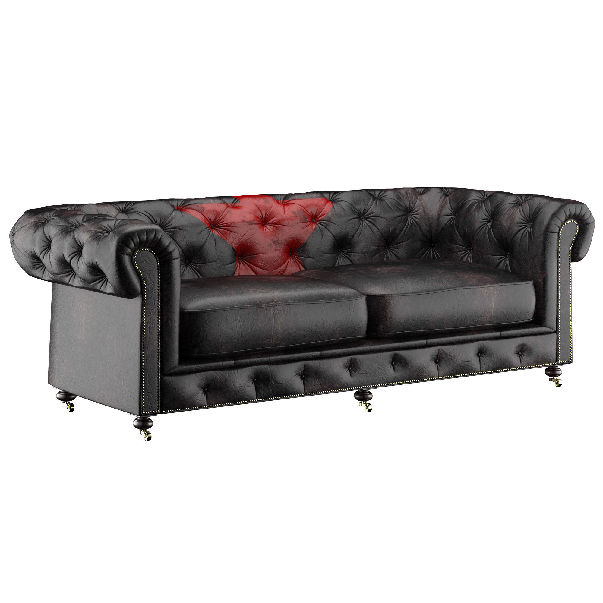 Sofa Andrew Martin Rebel Mao Red Star 3D model_5