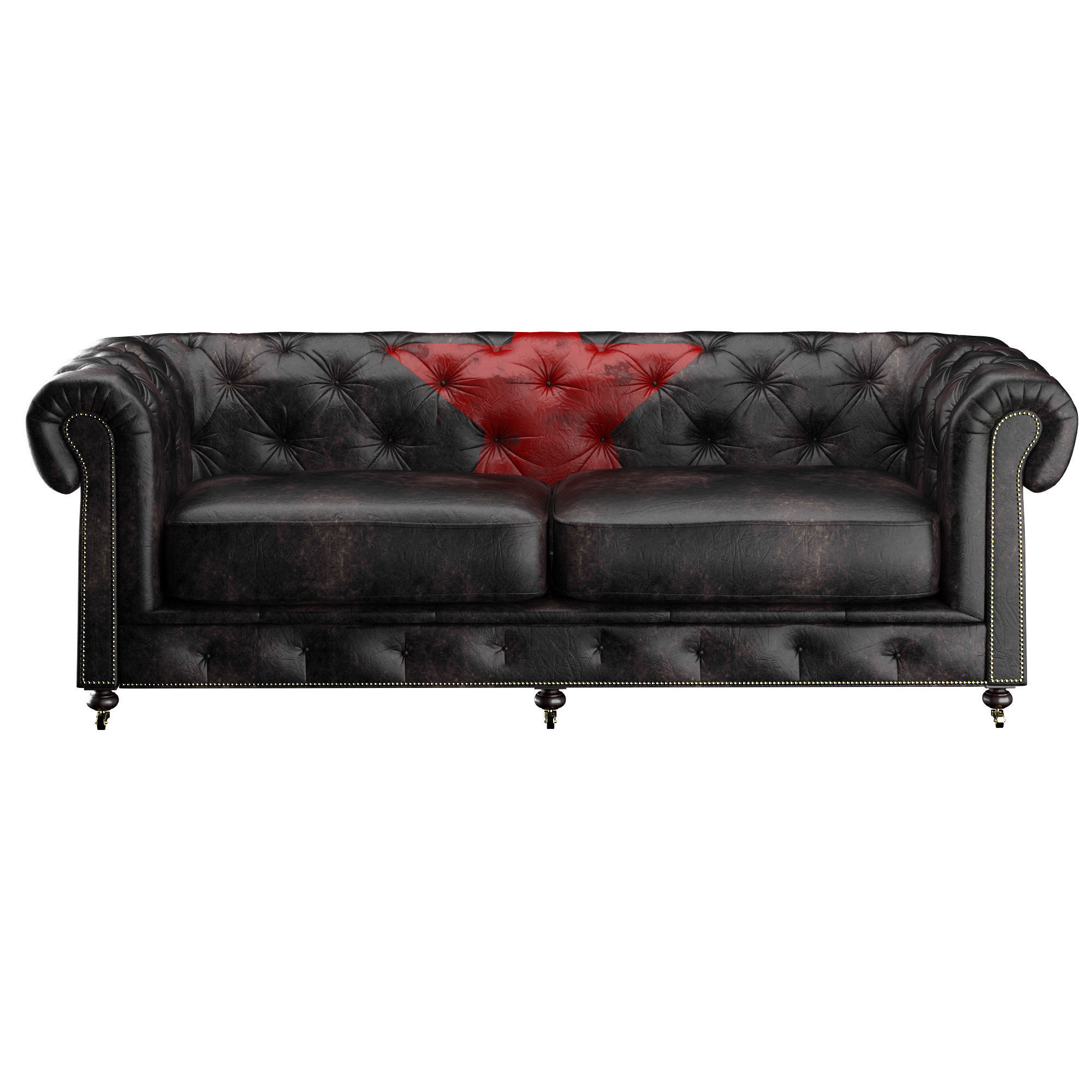 Sofa Andrew Martin Rebel Mao Red Star 3D model_4