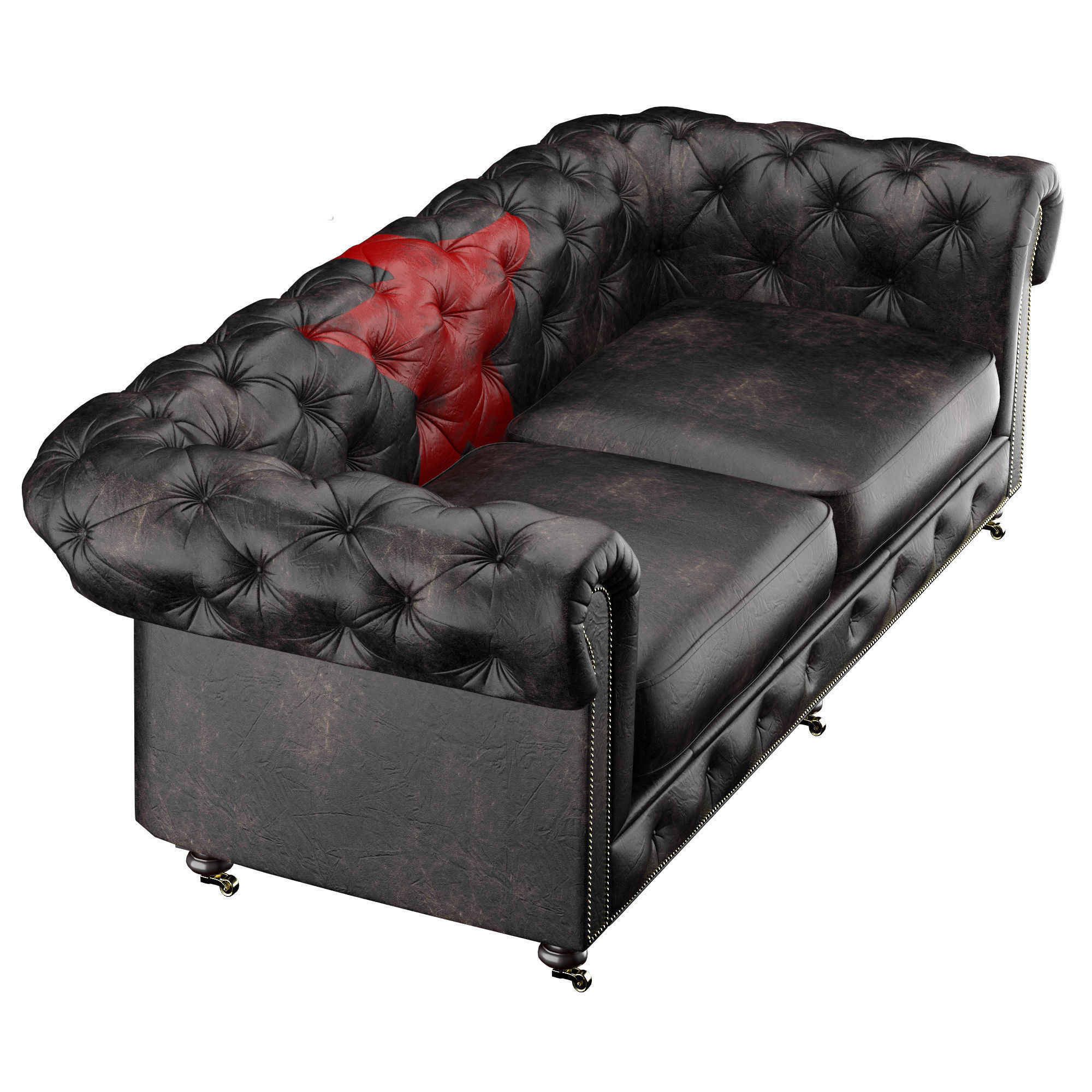 Sofa Andrew Martin Rebel Mao Red Star 3D model_2