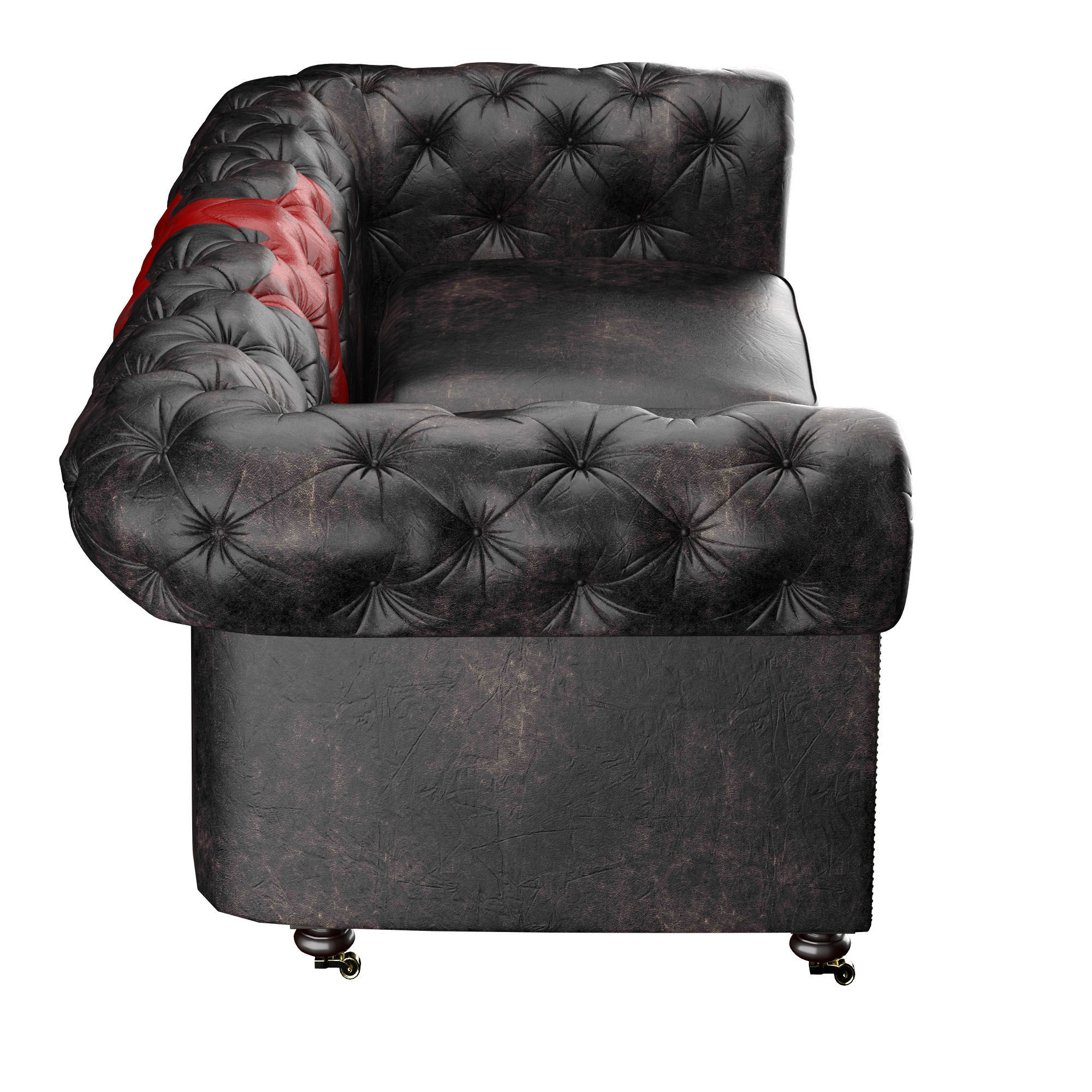 Sofa Andrew Martin Rebel Mao Red Star 3D model_3