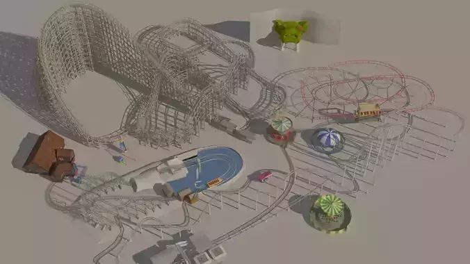 Amusement Park  3D model